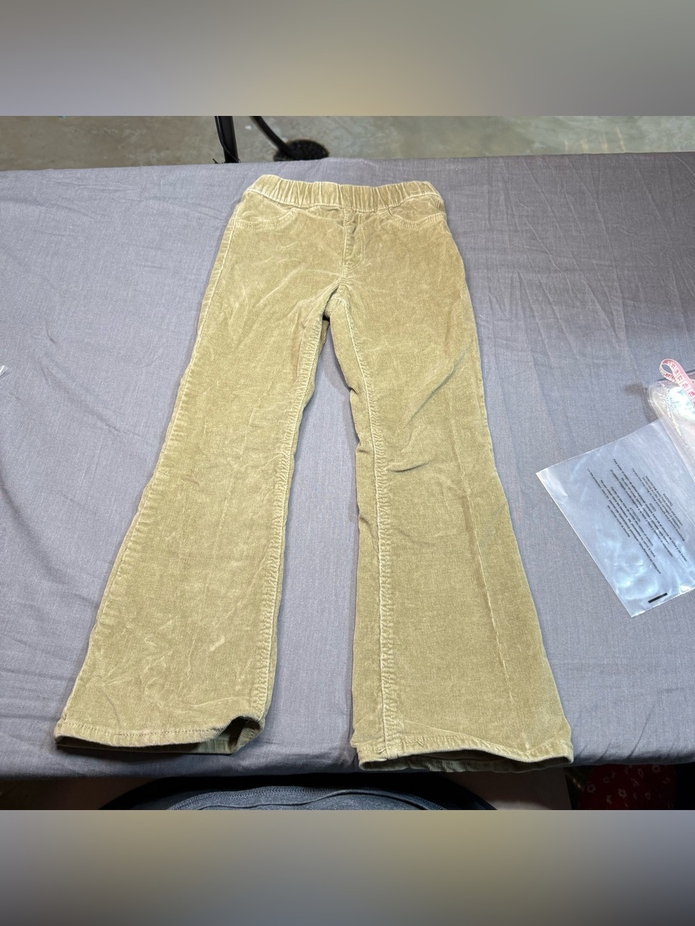 H&M Kids Corduroy Flare Bottoms in Olive Green